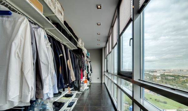 Дизайн балкона, интерьер лоджии в квартире, современные идеи.6