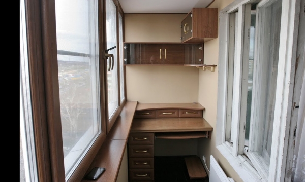 Кабинет на балконе: этапы переделки, дизайнерские решения8