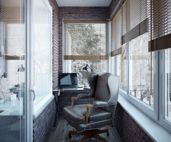 Кабинет на балконе: этапы переделки, дизайнерские решения11