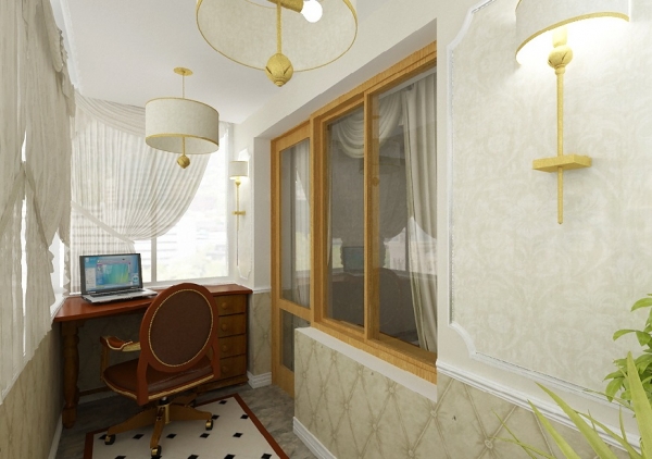 Кабинет на балконе: этапы переделки, дизайнерские решения10