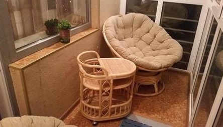 Мебель для лоджии и балкона — виды, материалы, цвет, требования.4