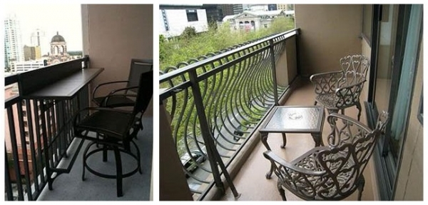 Мебель для лоджии и балкона — виды, материалы, цвет, требования.14