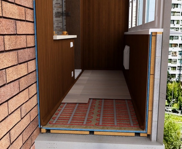 Пол на балконе или лоджии: варианты, как сделать своими руками4