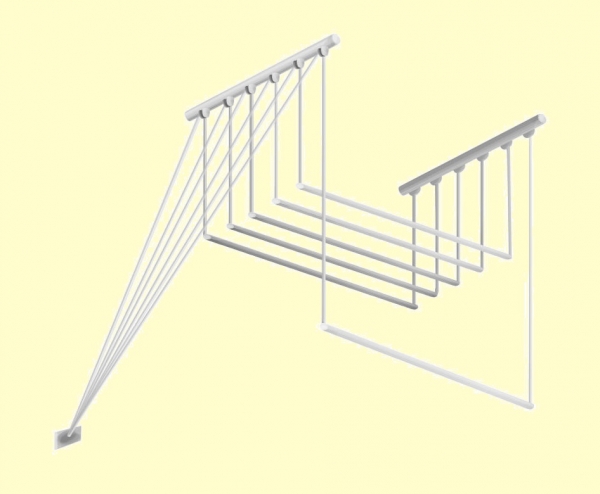 Сушилка для белья потолочная на балкон, виды и достоинства8