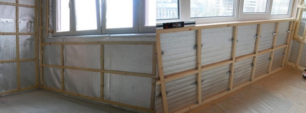 Утепление стен балкона изнутри своими руками пенопластом10