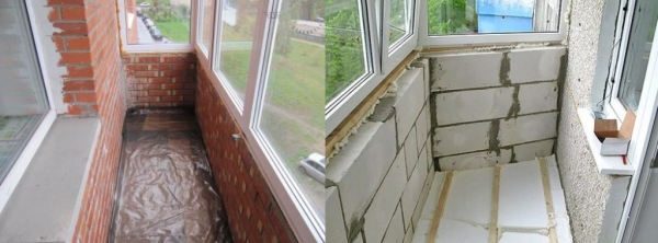 Утепление стен балкона изнутри своими руками пенопластом7