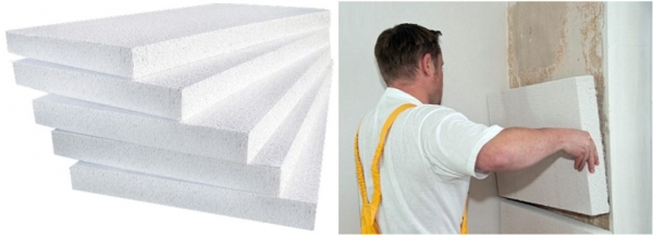 Утепление стен балкона изнутри своими руками пенопластом2